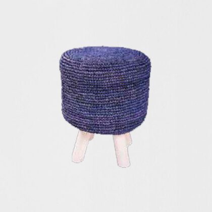 blue-woven-round-ottoman