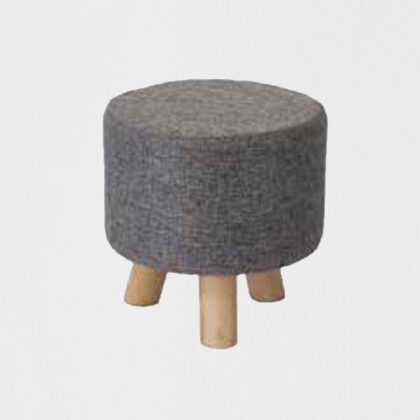 small-grey-round-ottoman